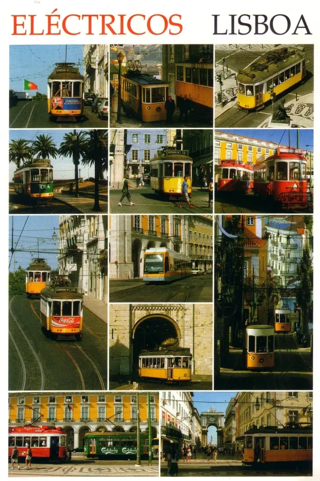 Postkort: Eléctricos Lisboa
 (2000)