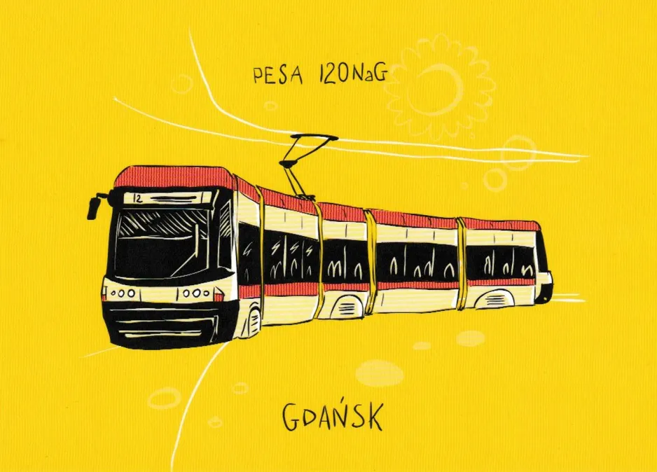 Postkort: Gdańsk PESA 120NaG (2024)