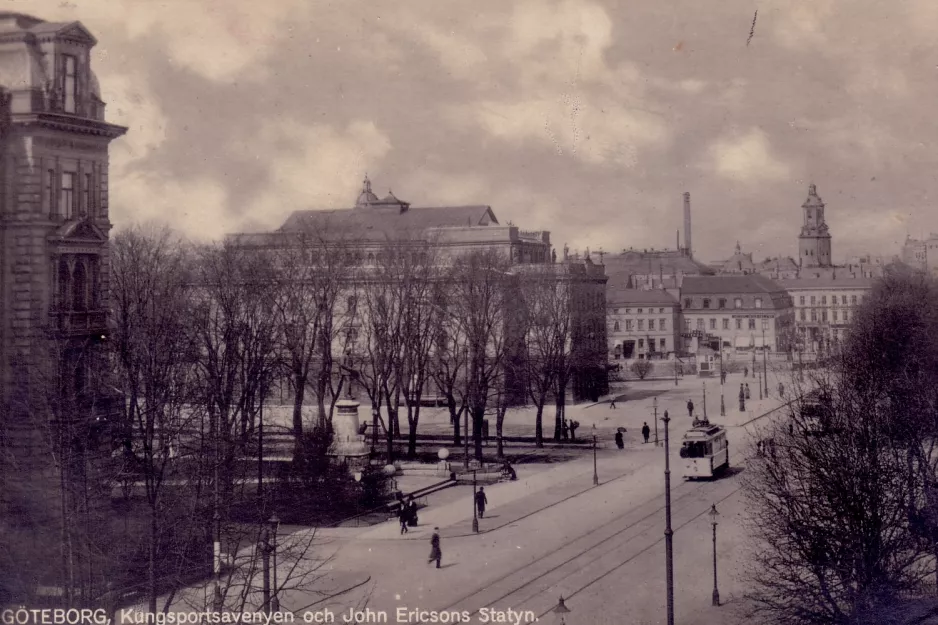 Postkort: Gøteborg på Kungsportsavenyen (1900)