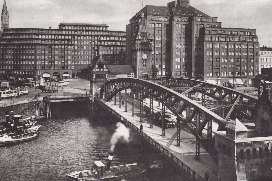 Postkort: Hamburg, Hochhäuser (1925)