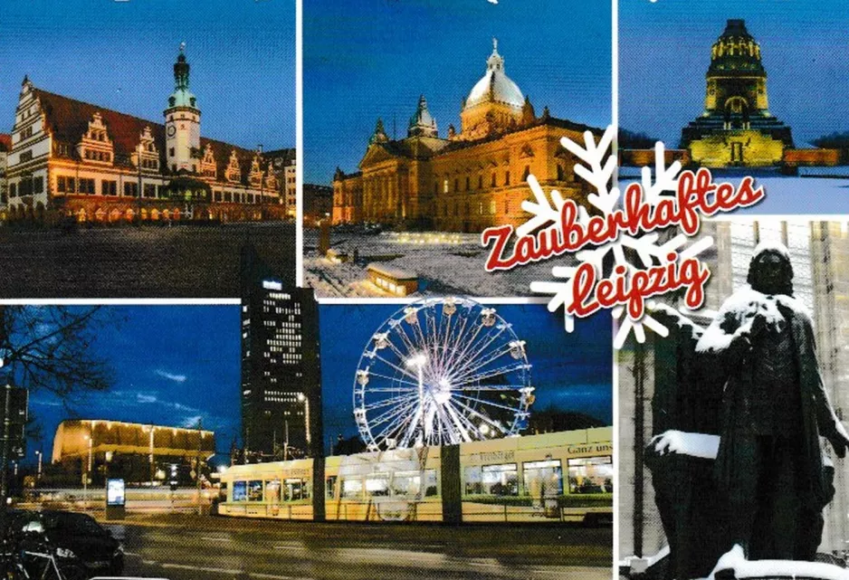 Postkort: Leipzig på Augustusplatz (2010)