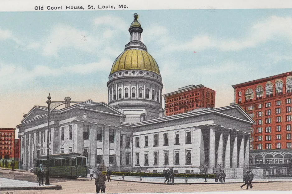 Postkort: Old Court House, St. Louis, Mo. (1925)