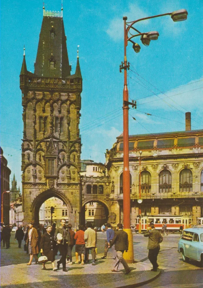 Postkort: Prag nær Prašná brána (1967)