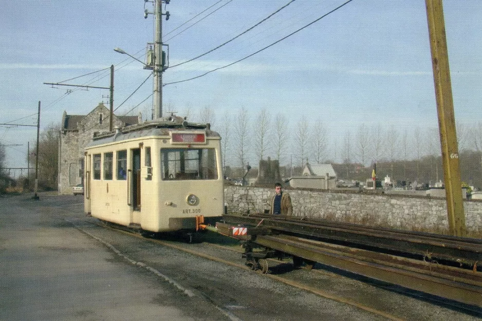 Postkort: Thuin museumslinje med motorvogn ART.300 på RAVeL ligne 109 / 2 (2006)