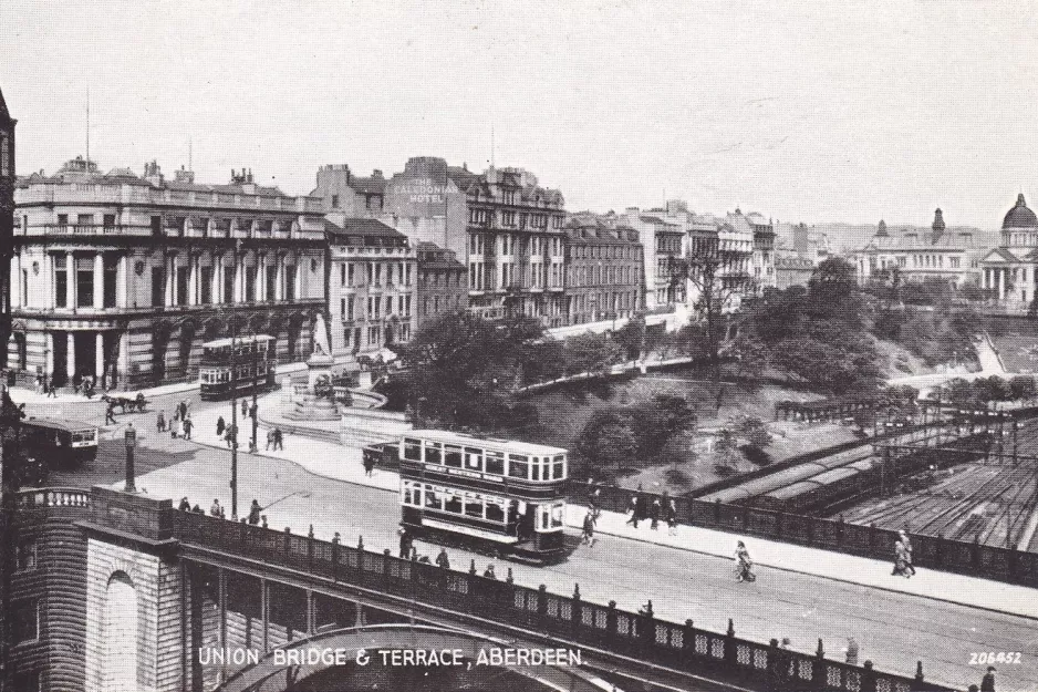 Postkort: Union Bridge & Terrace, Aberdeen
 (1900)