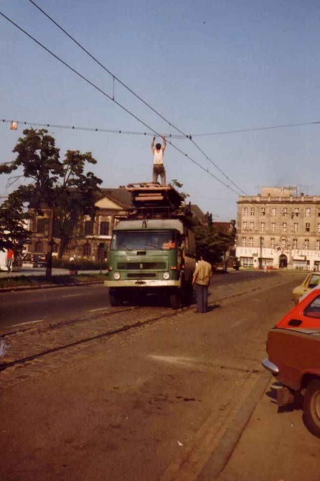 Poznań tårnvogn på Plac. Wonosci (1984)