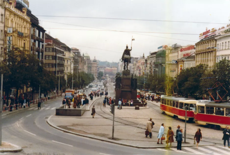 Prag på Václavské náměstí (1978)