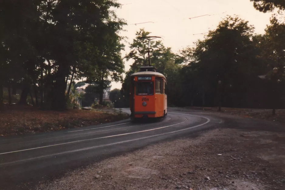 Rom arbejdsvogn 2159 nær Via Celio Vibenna (1985)