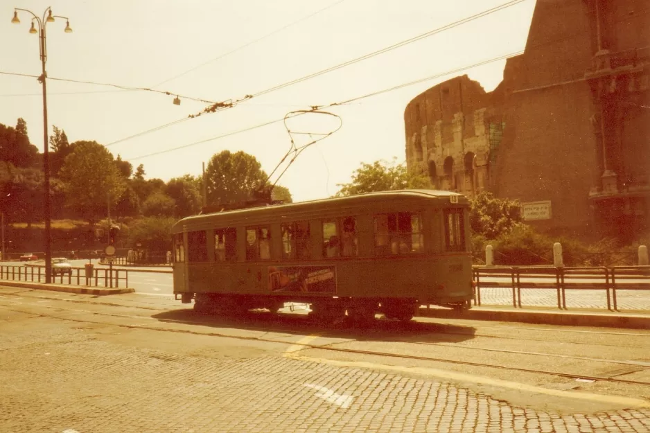 Rom sporvognslinje 13  ved Via Celio Vibenna (1982)