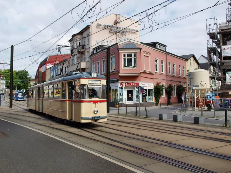 Rostock ledvogn 1 på Doberaner Platz (2010)