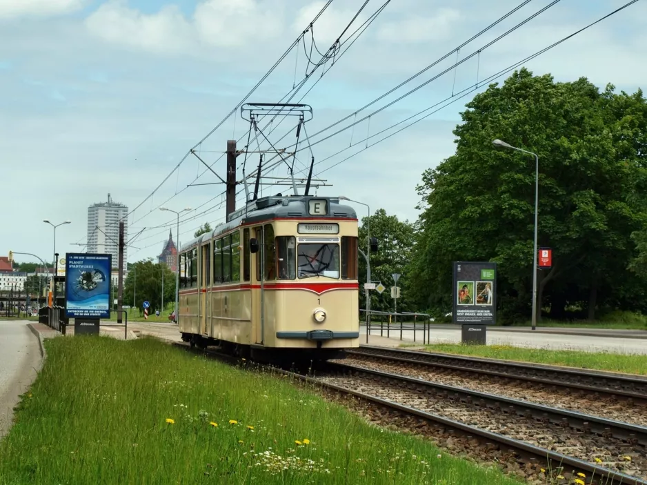 Rostock ledvogn 1 på Südring (2010)