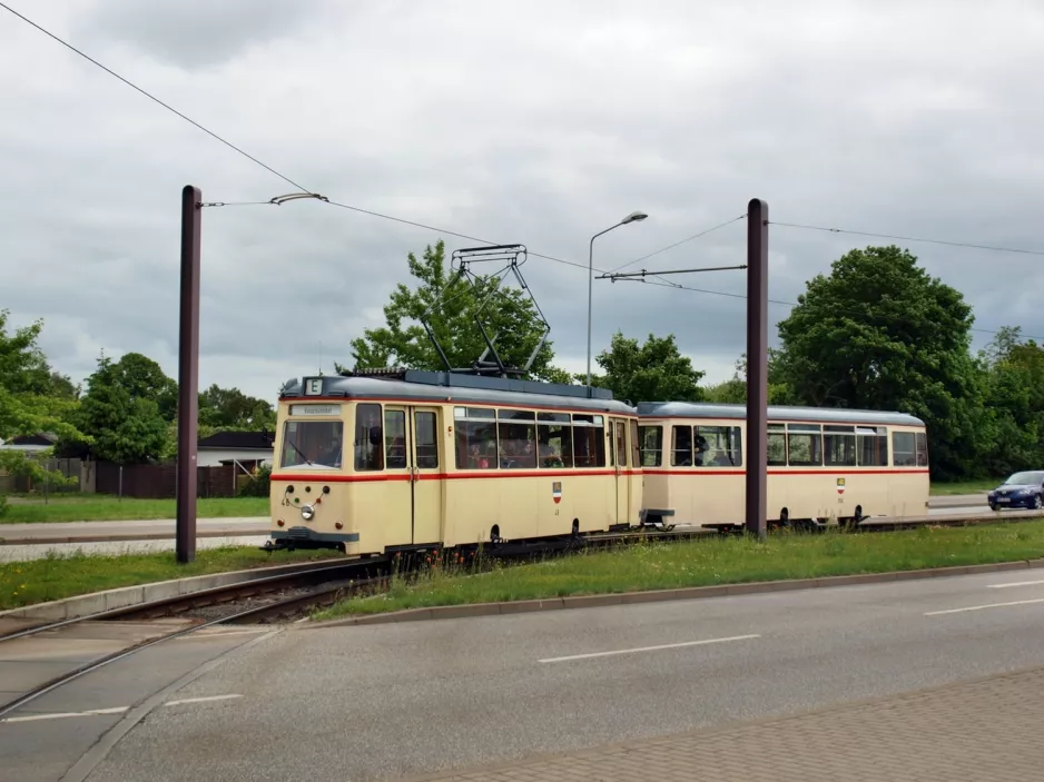 Rostock motorvogn 46 ved Campus Südstadt Mensa (2010)