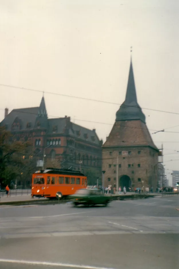 Rostock skolevogn 551 nær Steintor IHK (1987)