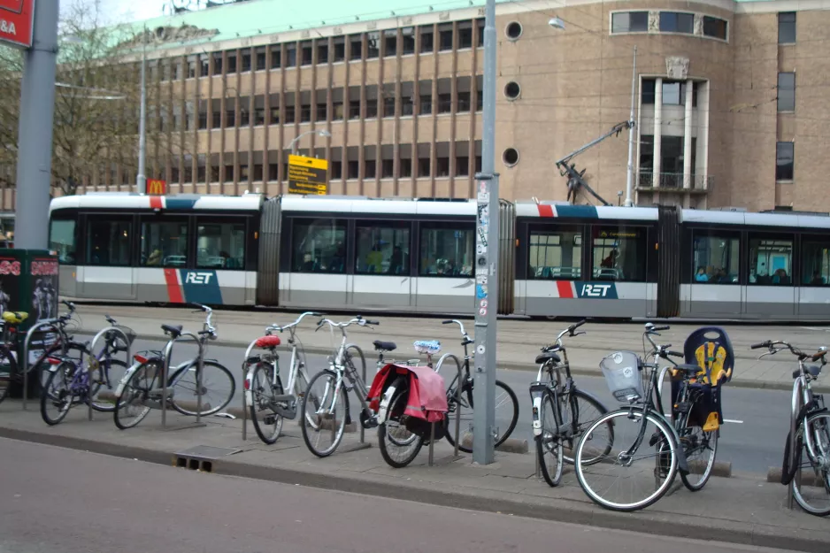 Rotterdam sporvognslinje 25 på Beurstraverse (2010)