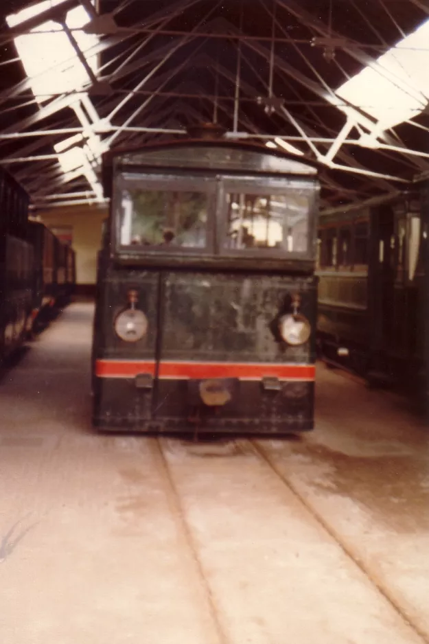 Schepdaal dampmotorvogn 979 i Trammuseum (1981)