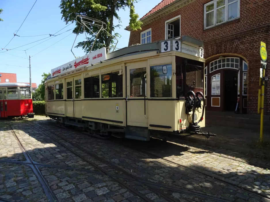 Schönberger Strand motorvogn 3495 foran Museumsbahnhof (2023)