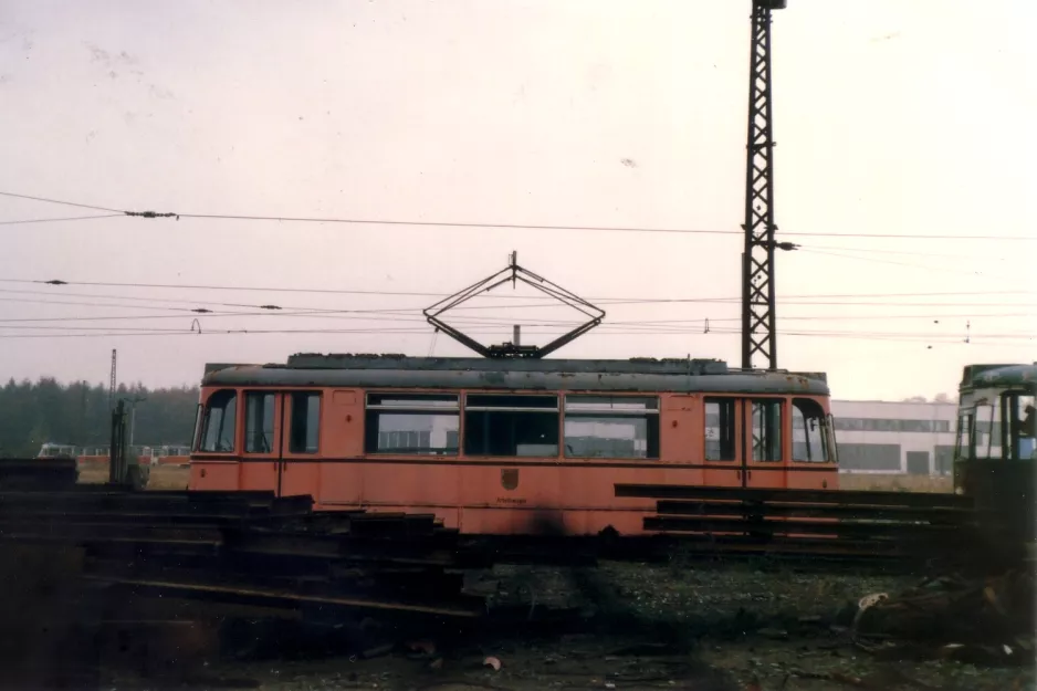 Schwerin arbejdsvogn A2 ved Ludwigsluster Chaussee (1987)