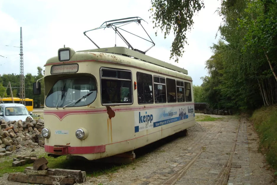 Skjoldenæsholm ledvogn 128 foran Valby Gamle Remise (2013)