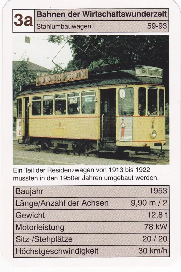 Spillekort: 3a Bahnen der Wirtschaftswunderzeit
(2002)