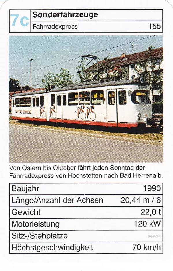 Spillekort: 7c Sonderfahrzeuge4
(2002)