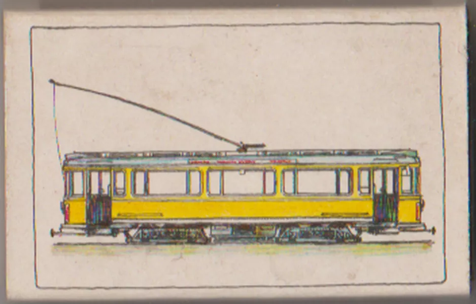 Tændstikæske: København Bogiemotorvogn (1978)