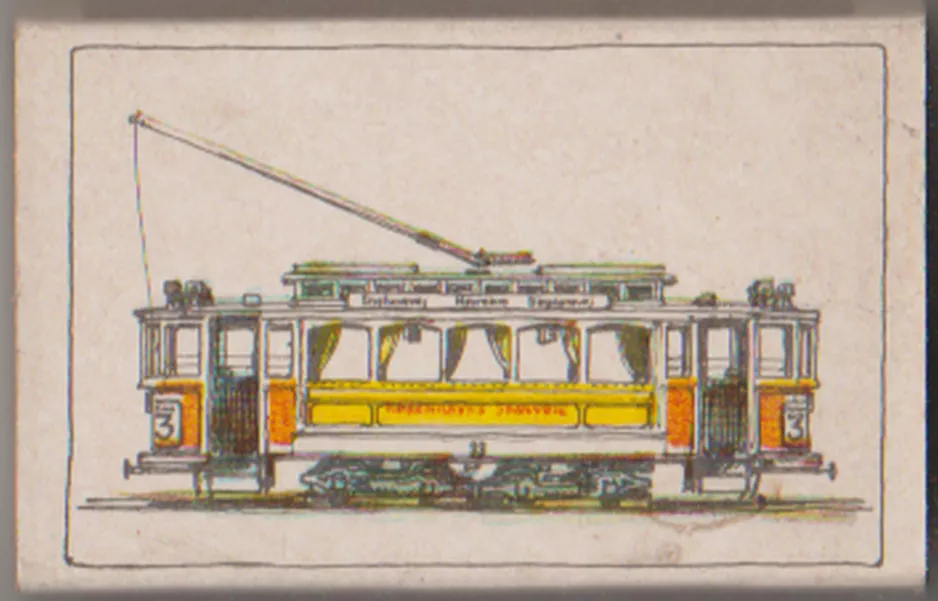 Tændstikæske: København motorvogn 23 (1978)