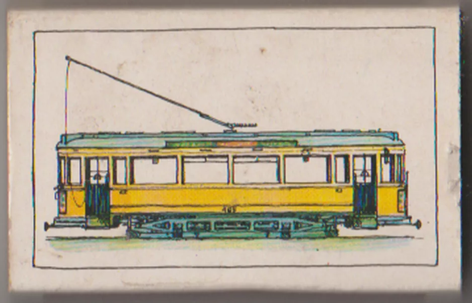 Tændstikæske: København motorvogn 465 (1978)