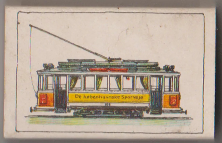 Tændstikæske: København motorvogn 614 (1978)