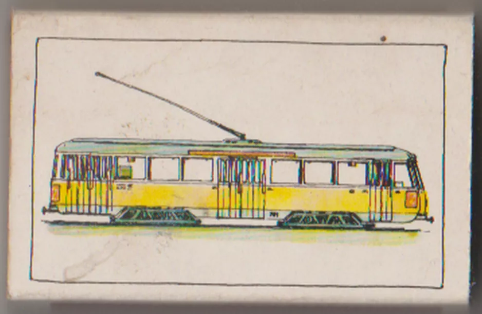 Tændstikæske: København motorvogn 701 (1978)