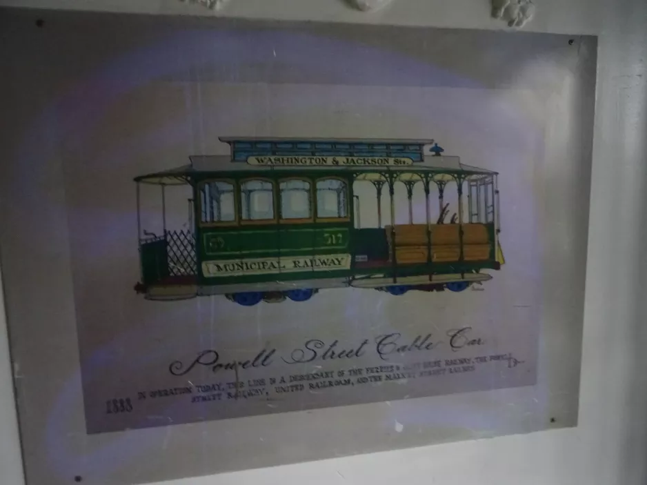 Tegning: Powell Street Cable Car
 (2023)