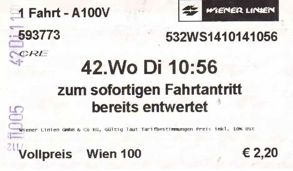 Voksenbillet: 7112II005 42Di11.00
(2014)
