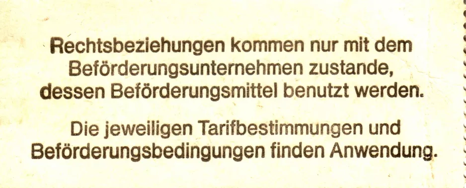 Voksenbillet til MoBiel, bagsiden (1981)