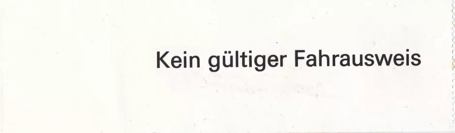 Voksenbillet til Münchner Verkehrsgesellschaft (MVG), bagsiden (1975)