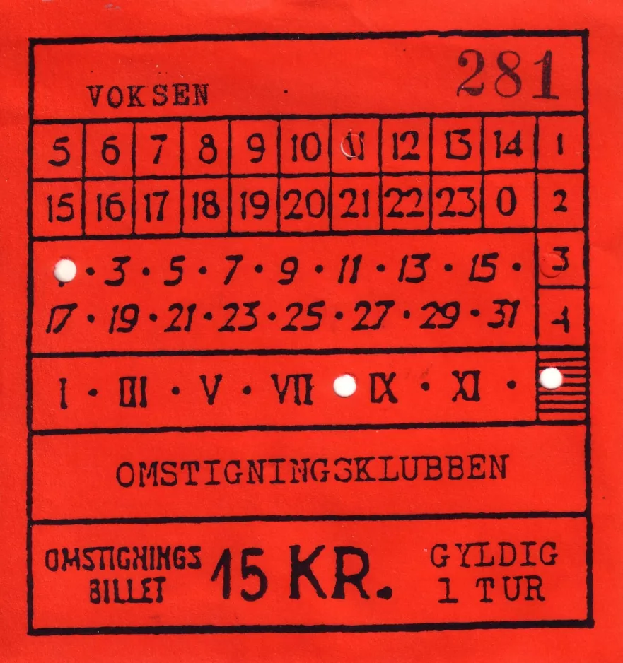 Voksenbillet til Omstigningsklubben Skælskør (2004)