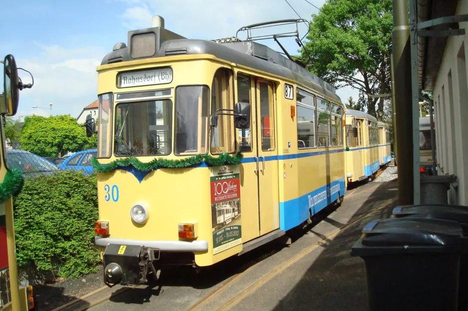 Woltersdorf motorvogn 30 ved Woltersdorfer Straßenbahn (2013)