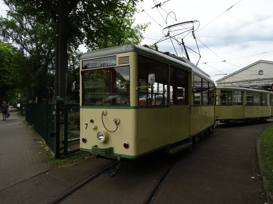 Woltersdorf museumsvogn 7 ved Woltersdorfer Straßenbahn (2024)