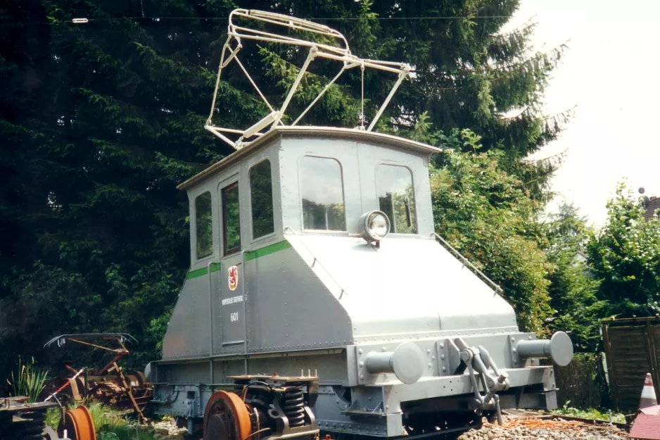 Wuppertal motorgodsvogn 601 foran Bergischen Museumsbahnen (2002)