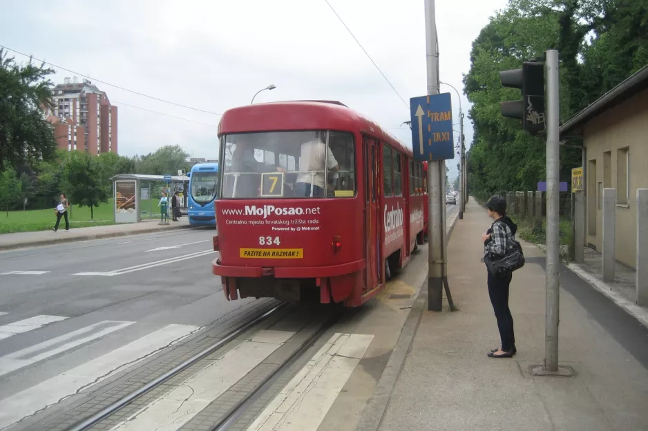 Zagreb bivogn 834, bagsiden Maksimirska cesta (2008)