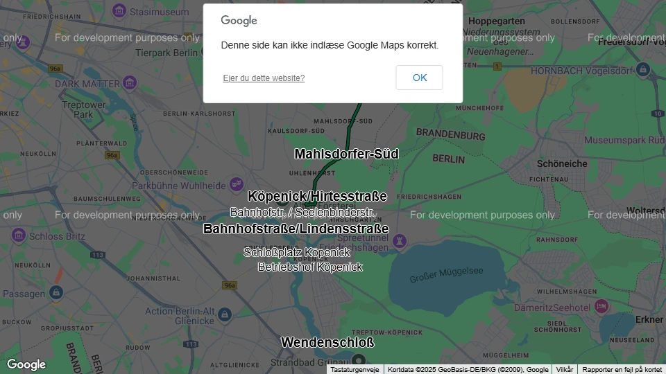 Berlin sporvognslinje 62: Köpenick/Hirtesstraße - S Mahlsdorf linjekort