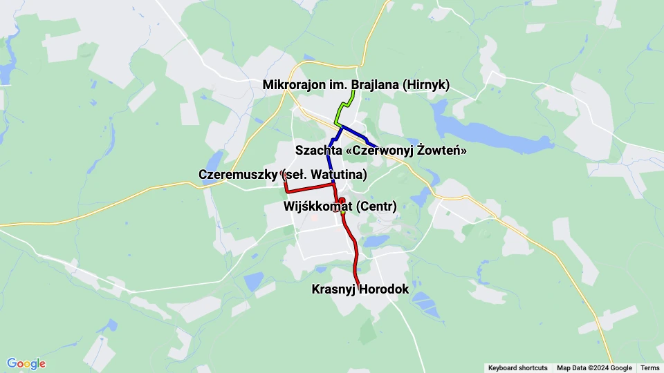 Jenakijeve KP Jenakijewśke tramwajno-trołejbusne uprawlinnia linjekort