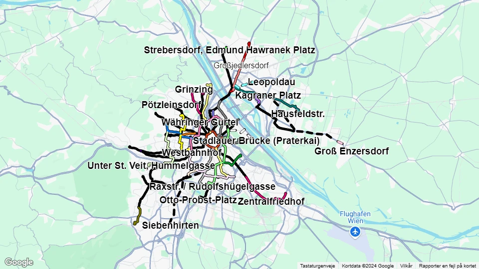 Wiener Linien linjekort