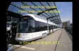 FLEXITY sporvogn Gent første tur (2015)