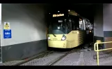 Manchester Metrolink - sporvogne på Piccadilly Station - 29. december 2015