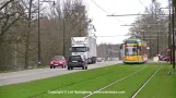 Norrköping Tramways, nummer 33, Heleneborgsgatan - De Geersgatan