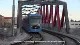 SL Sporvogn Tvärbanan omkring Sundbybergs centrum, Stockholm, Sverige