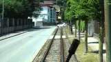 Sporvogn Gmunden linje Franz Josef Platz - Gmunden togstation ÖBB