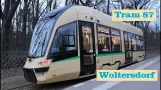 Woltersdorfer Straßenbahn - Sporvogn 87 den 7. februar '25 - Moderus Gamma med Gotha-forstærkning