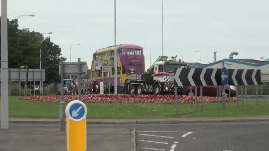 Blackpool Trams - Balloon 710 flytter til ny lagergård