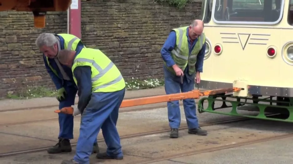 Blackpool Trams — Coronation Tram 304 går i stykker på tur