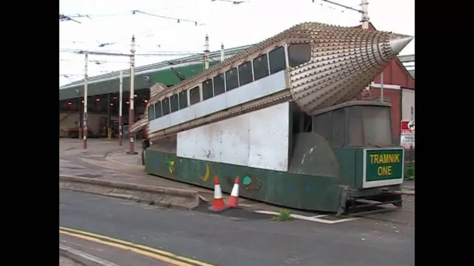 Blackpool Trams - rangerer raketten